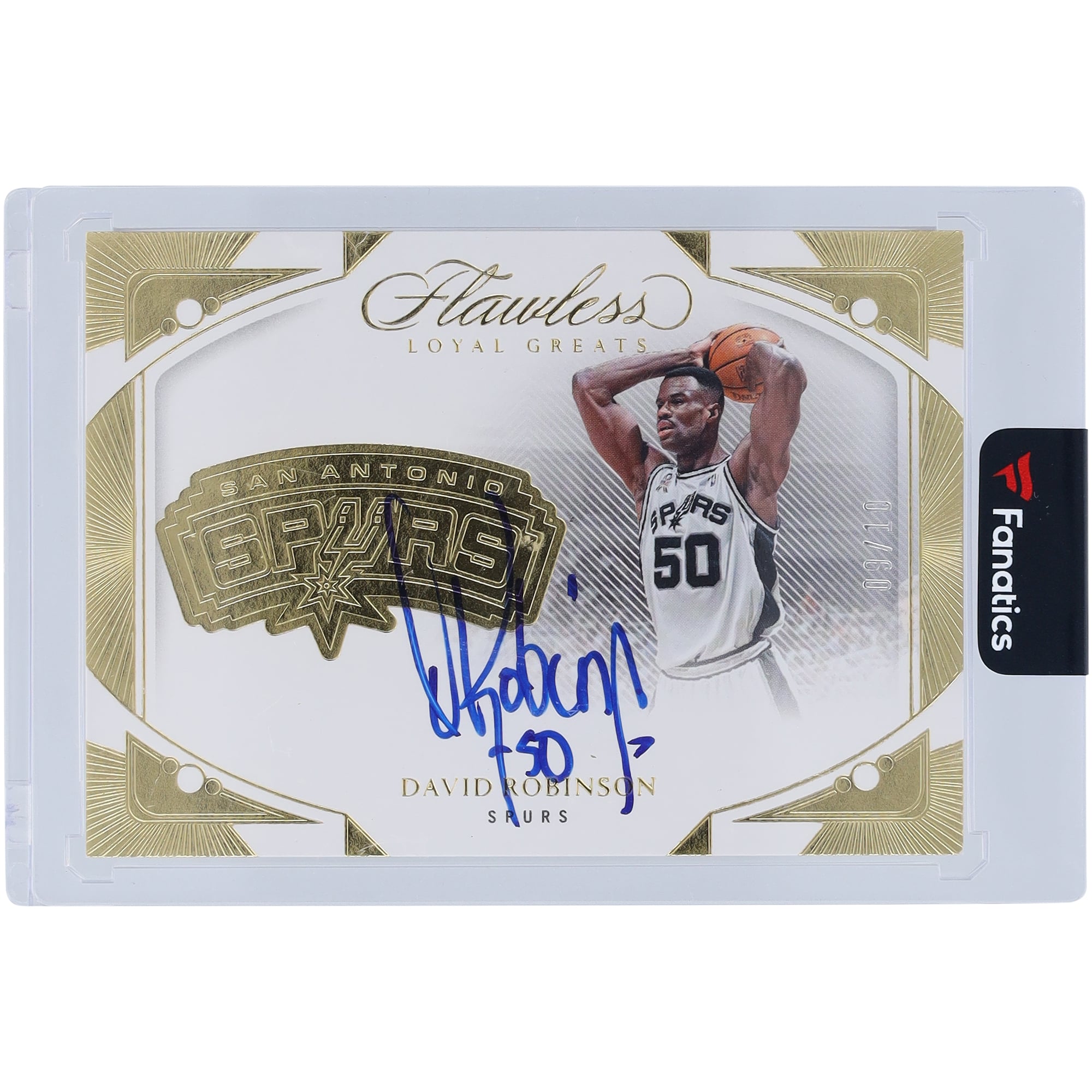 David Robinson San Antonio Spurs Autographed 2023-24 Panini 