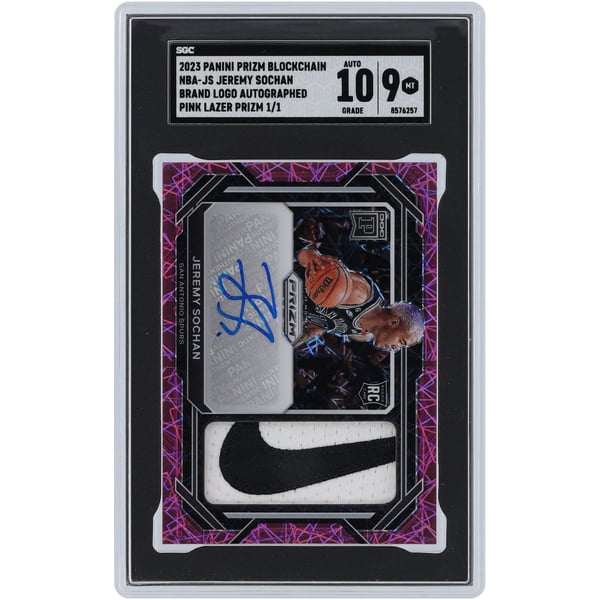 Jeremy Sochan San Antonio Spurs Autographed 2023 Panini Prizm 