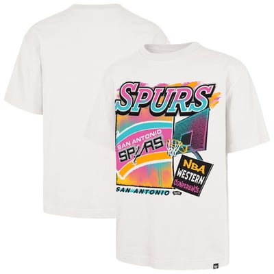  San Antonio Spurs '47 City Paint Reed Foundation T-Shirt - Cream