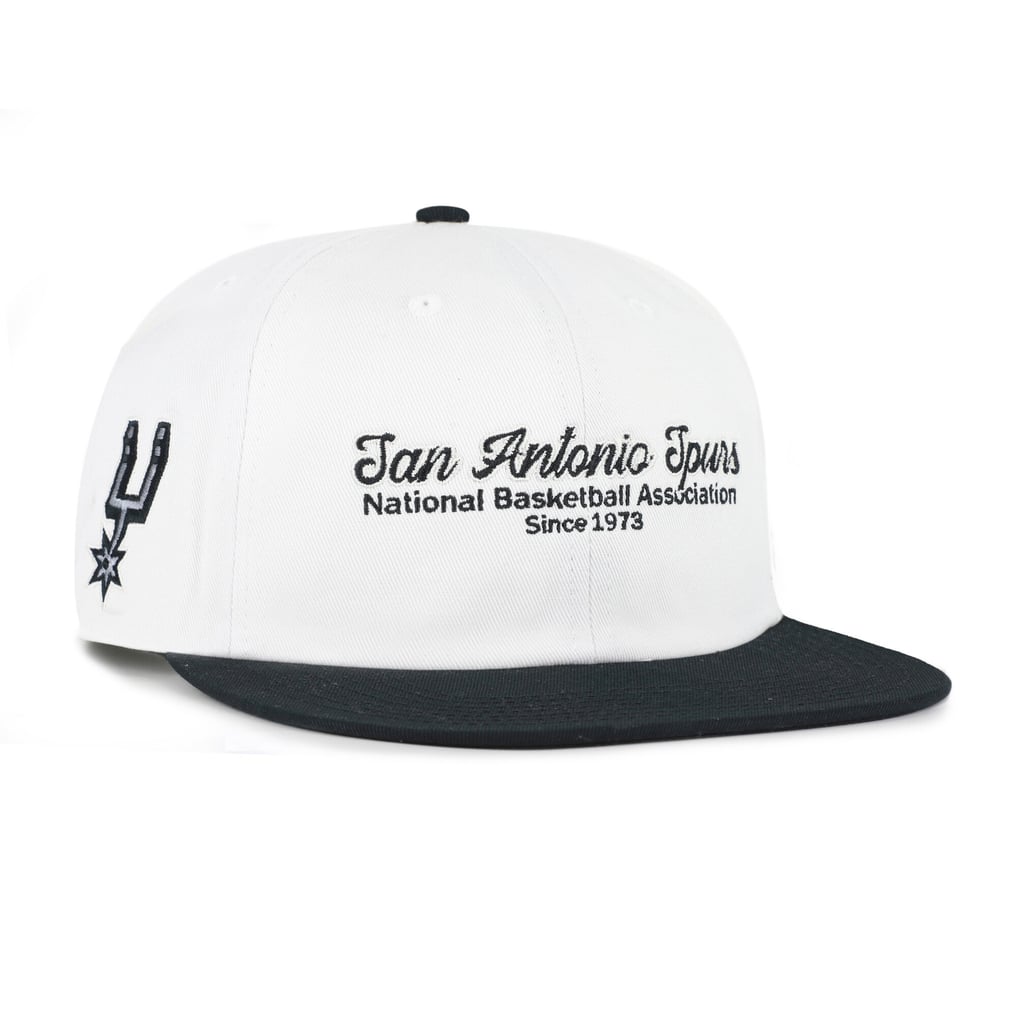 San Antonio Spurs '47 Script Stack Captain Snapback Hat - Cream