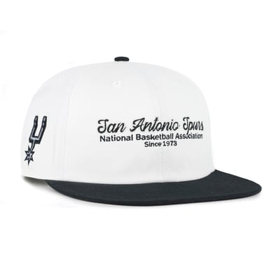 San Antonio Spurs '47 Script Stack Captain Snapback Hat - Cream