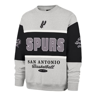San Antonio Spurs '47 Blockfield Maximalist Sweatshirt - Gray
