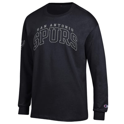  San Antonio Spurs Champion Jersey Long Sleeve T-Shirt - Black