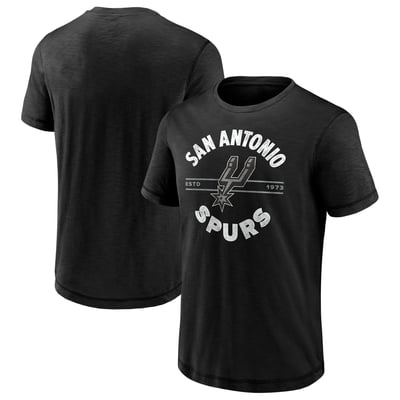  San Antonio Spurs Fanatics Established Slub T-Shirt - Black