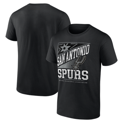  San Antonio Spurs Fanatics Wordmark T-Shirt - Black