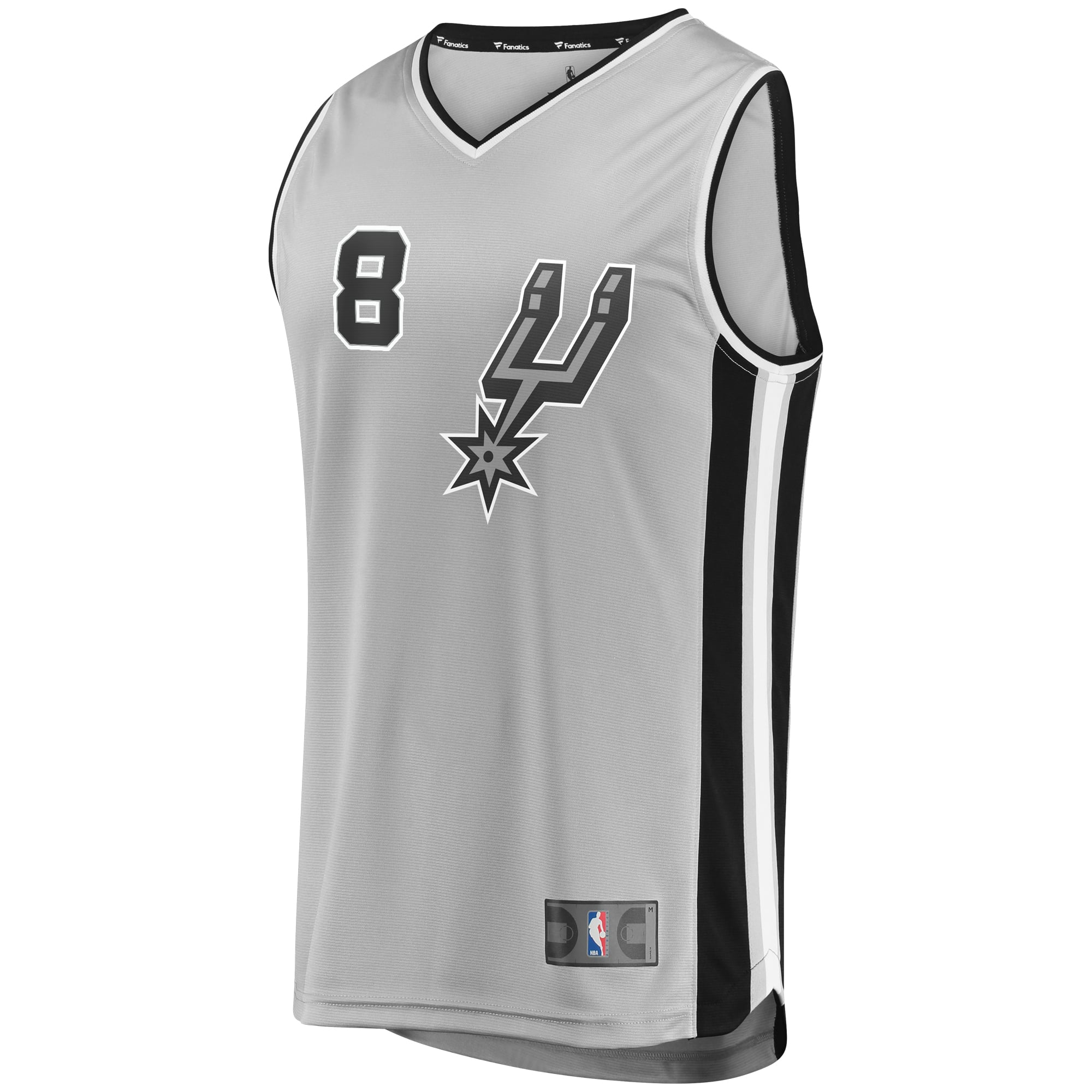 Men's San Antonio Spurs Patty Mills Fanatics Silver Fast Break