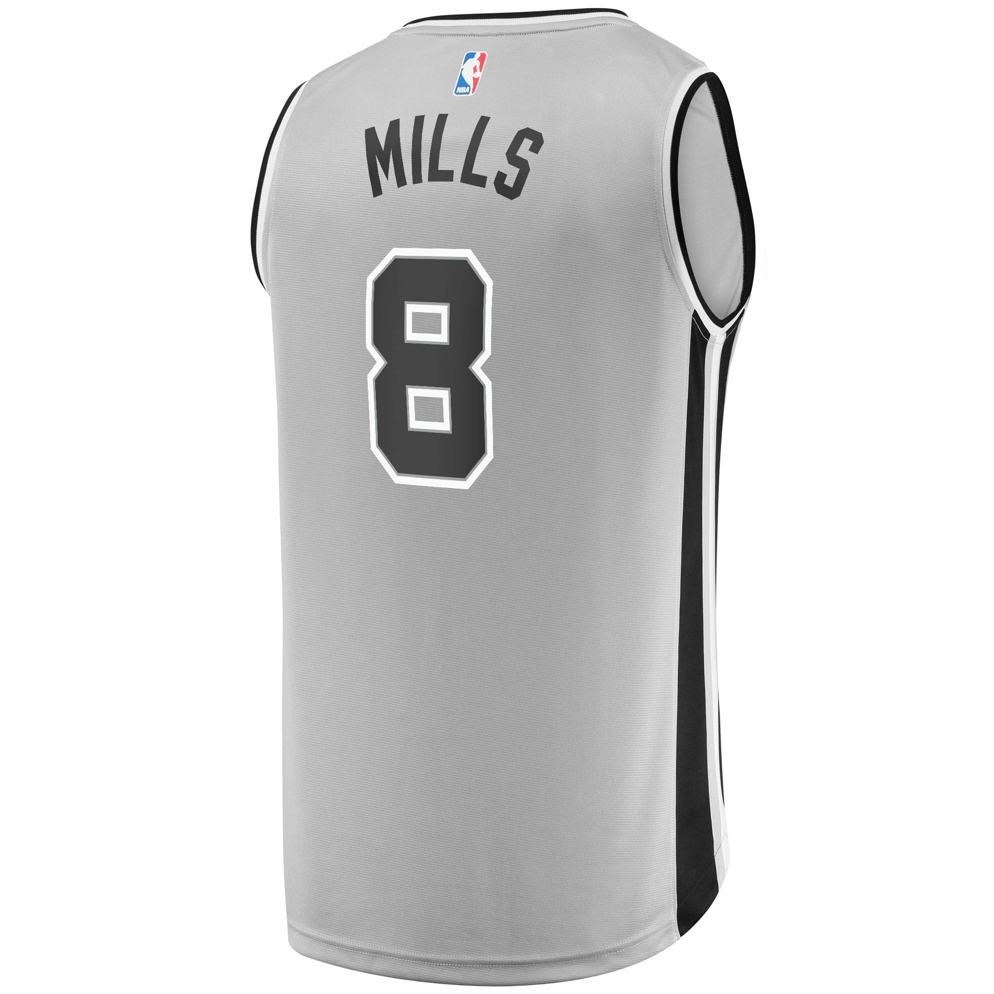 Men's San Antonio Spurs Patty Mills Fanatics Silver Fast Break