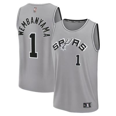 Victor Wembanyama San Antonio Spurs Fanatics Fast Break Jersey - Classic Edition - Silver