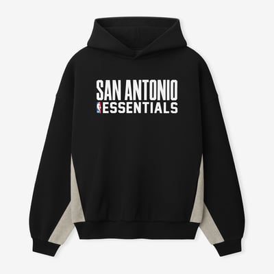 San Antonio Spurs Fear of God 90s Relaxed Hoodie - Black