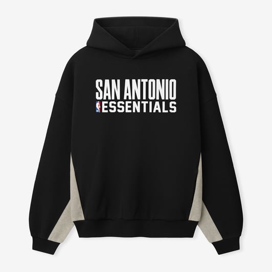 San Antonio Spurs Fear of God 90s Relaxed Hoodie - Black