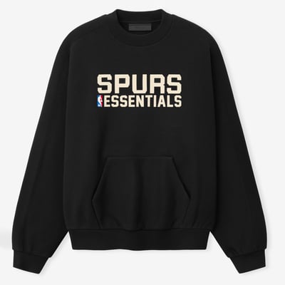 San Antonio Spurs Fear of God 90s Relaxed Sweatshirt - Black