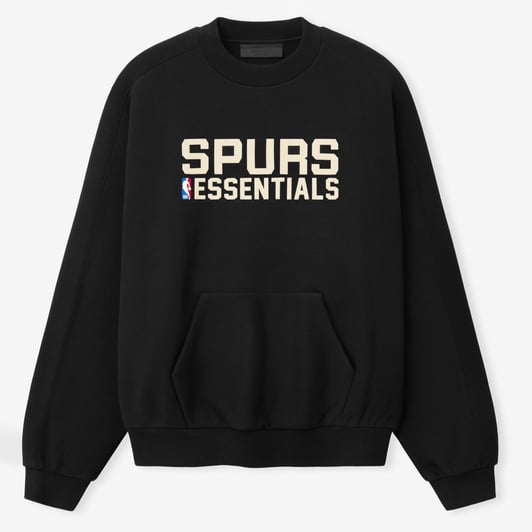 San Antonio Spurs Fear of God 90s Relaxed Sweatshirt - Black