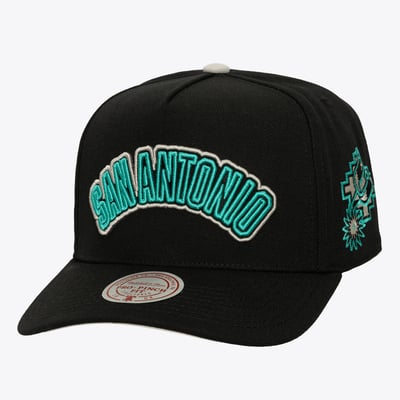  San Antonio Spurs Mitchell & Ness Class Act Pro Snapback Hat - Black