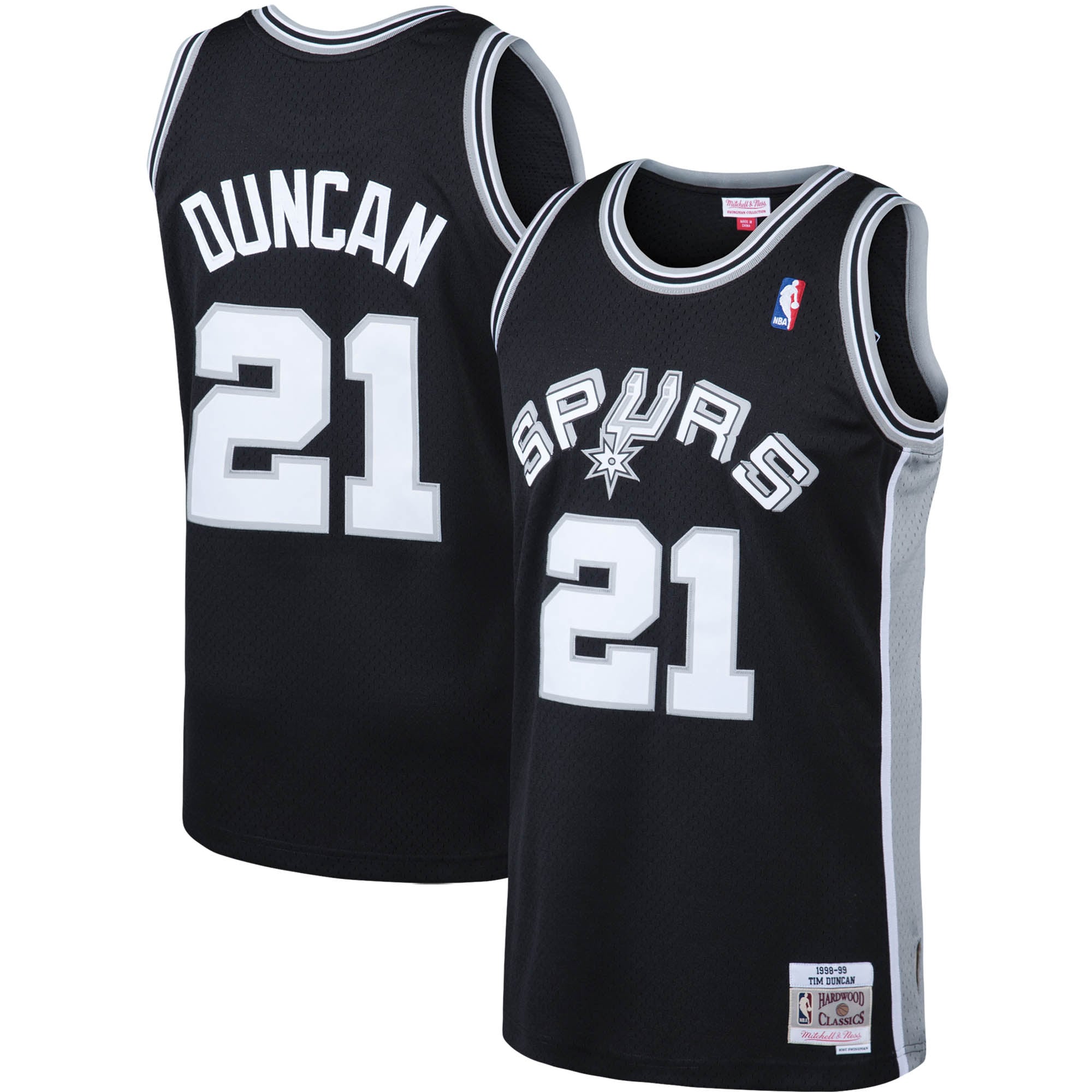 Maillot unisexe San Antonio Spurs Tony Parker Mitchell & Ness gris Hall of Fame classe de Maillot unisexe San Antonio Spurs Tony Parker Mitchell & Ness gris Hall of Fame classe de
