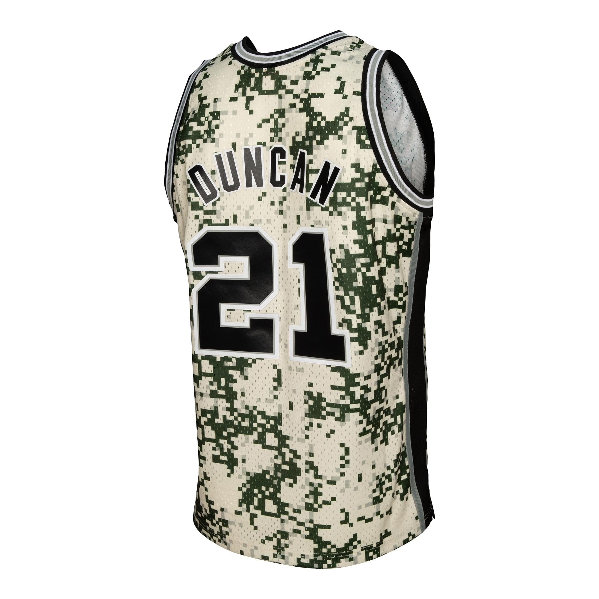 Mitchell & Ness Swingman Jersey – San Antonio Spurs Tropical, Tim Duncan Retro Basketball Trikot