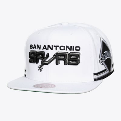 San Antonio Spurs Mitchell & Ness ABA Suit Up Snapback Hat - White