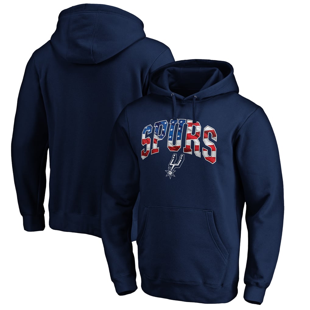 San Antonio Spurs Banner Wave Pullover Hoodie - Navy