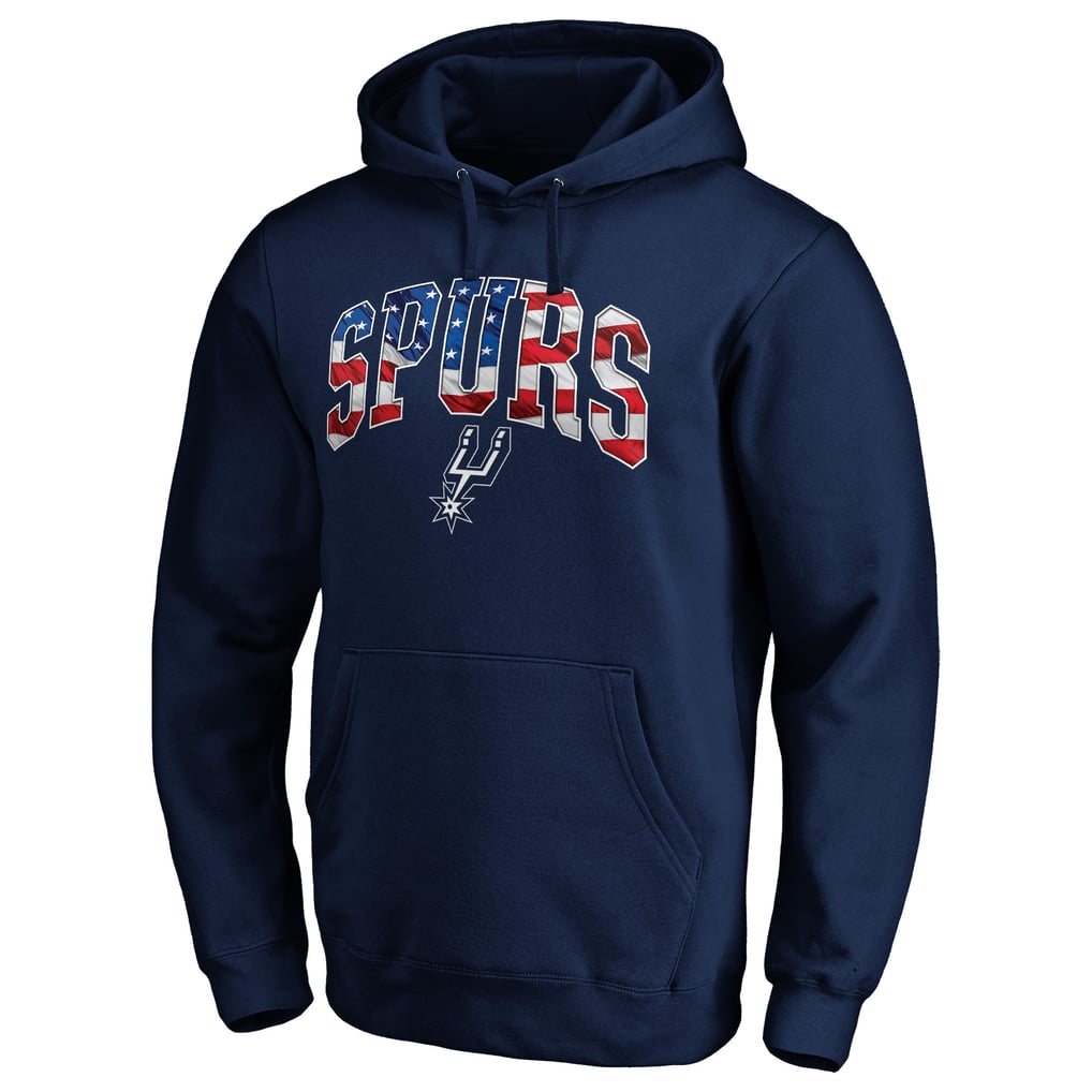 San Antonio Spurs Banner Wave Pullover Hoodie - Navy