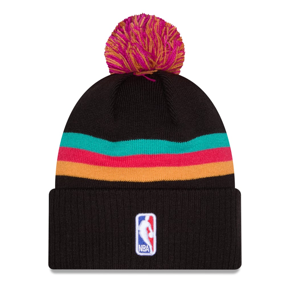 Men's San Antonio Spurs New Era Black 2025/26 City Edition Cuffed Knit ...