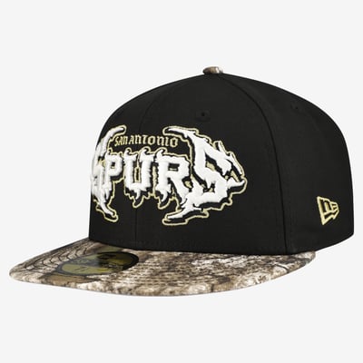  San Antonio Spurs New Era Thrilla 59FIFTY Fitted Hat - Black