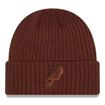 San Antonio Spurs New Era Color Pack Cuffed Knit Hat - Brown