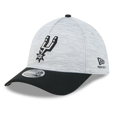  San Antonio Spurs New Era 39THIRTY M-Crown Tech Stretch Hat - Gray