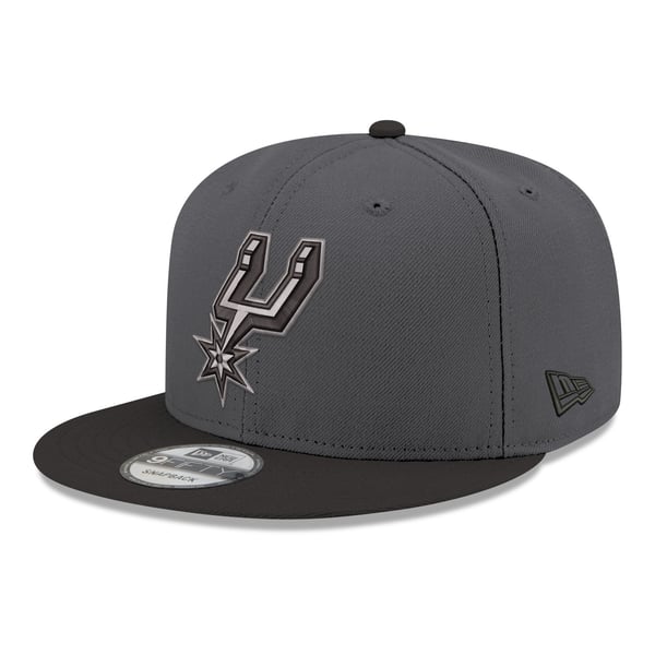 New Era San Antonio Spurs Dad Hat Snapback Cap 9FIFTY Wembanyama Grey Black Manu New Era San Antonio Spurs Dad Hat Snapback Cap 9FIFTY  main image 2