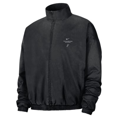 San Antonio Spurs Nike 2026/27 Standard Issue On-Court Game Theater Calm Full-Zip Jacket - Black