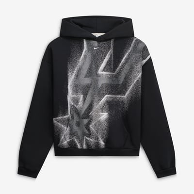 San Antonio Spurs Nike 2026/27 Standard Issue Practice Icon Fleece Pullover Hoodie - Black