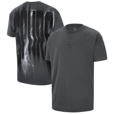 San Antonio Spurs Nike 2026 Standard Issue Pre-Game Max 90 T-Shirt - Charcoal