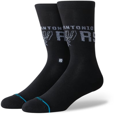 San Antonio Spurs Stance Posterize Crew Socks - Black