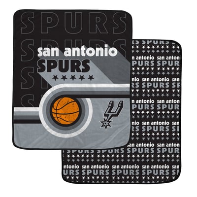 San Antonio Spurs Pegasus Retro Baller Double-Sided 60" x 70" Ultra Cozy Blanket