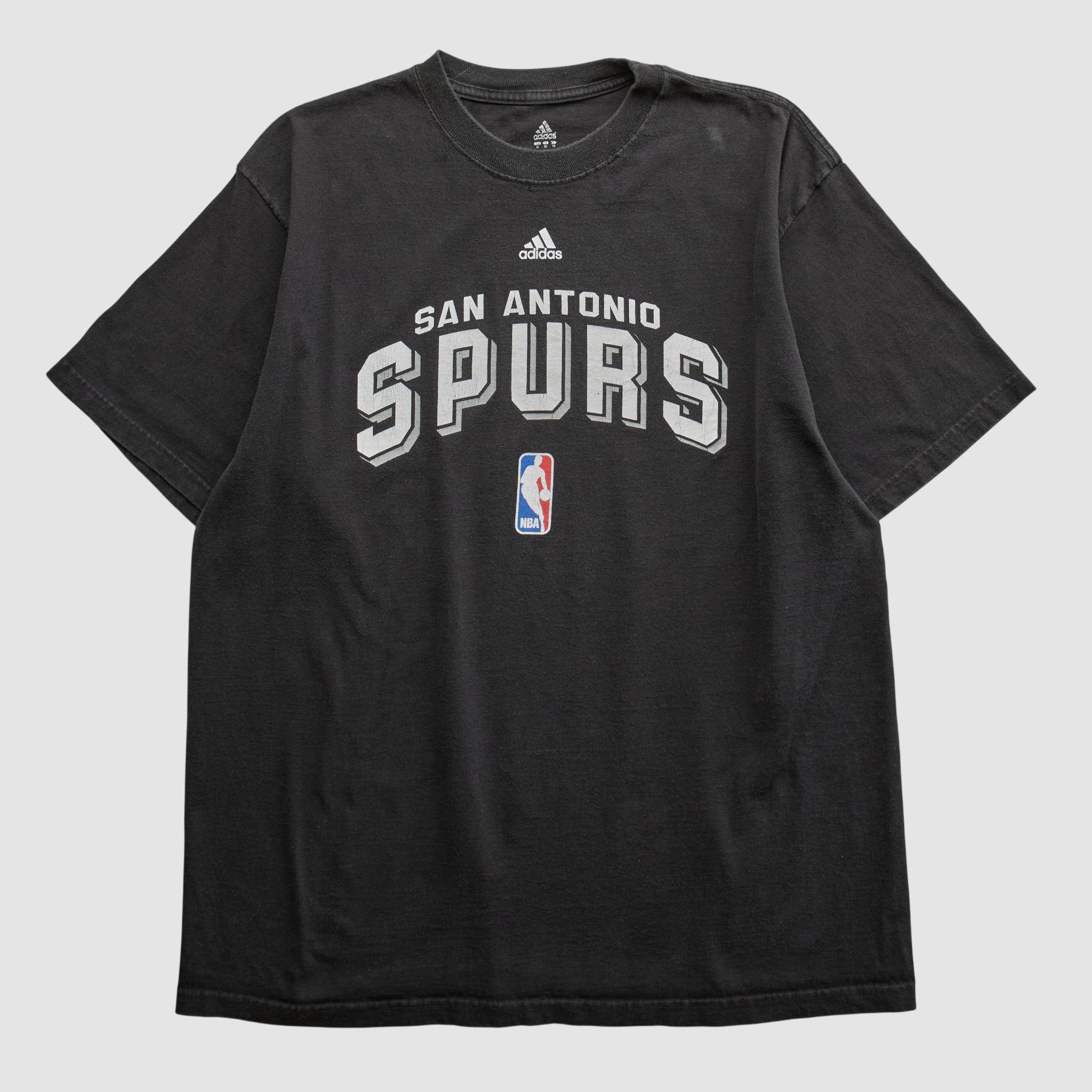 San Antonio Spurs Adidas 2000s T-shirt - Black - L by Fanatics 
