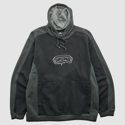 San Antonio Spurs Adidas 2010s Hooded Pullover Sweatshirt - Black - M by Fanatics Real Vintage