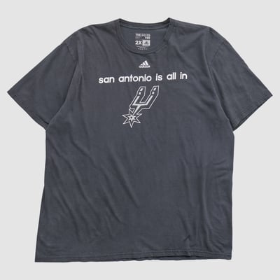 San Antonio Spurs Adidas 2010s T-shirt - Black - 2XL by Fanatics Real Vintage