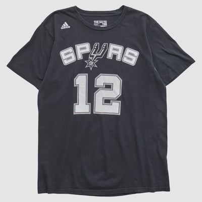 San Antonio Spurs Adidas 2010s T-shirt - Black - L by Fanatics Real Vintage