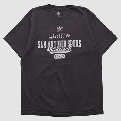 San Antonio Spurs Adidas 2010s T-shirt - Black - M by Fanatics Real Vintage