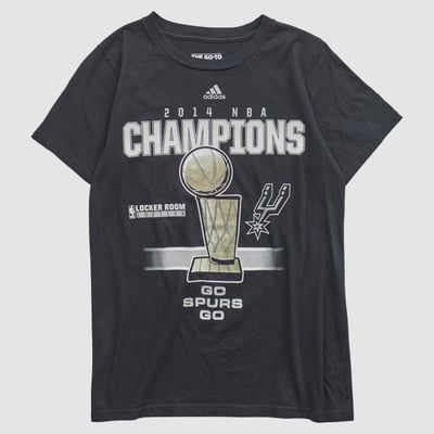 San Antonio Spurs Adidas 2014 T-shirt - Black - XS by Fanatics Real Vintage