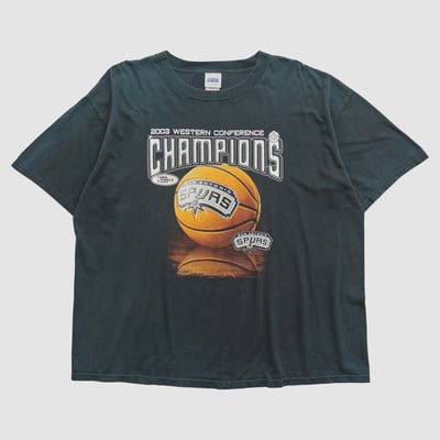 San Antonio Spurs CSA 2003 T-shirt - Black - 3XL by Fanatics Real Vintage