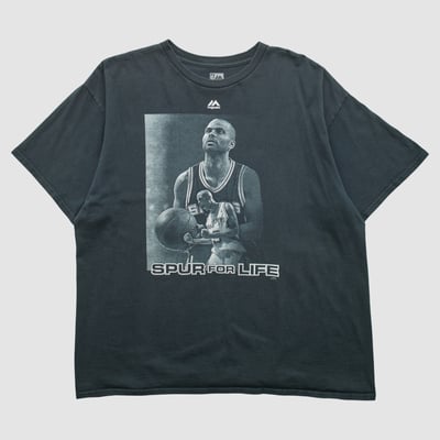 San Antonio Spurs Majestic 2010s T-shirt - Black - XL by Fanatics Real Vintage