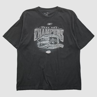 San Antonio Spurs Reebok 2005 T-shirt - Black - XL by Fanatics Real Vintage