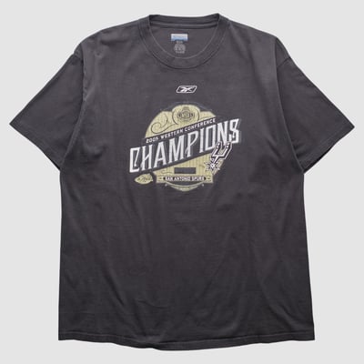 San Antonio Spurs Reebok 2005 T-shirt - Black - XL by Fanatics Real Vintage