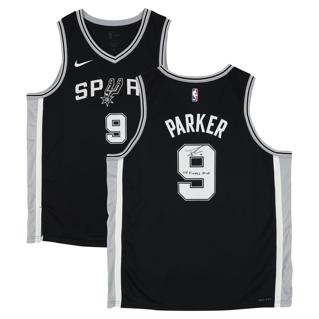 Tony Parker San Antonio Spurs Autographed Fanatics Authentic Black 