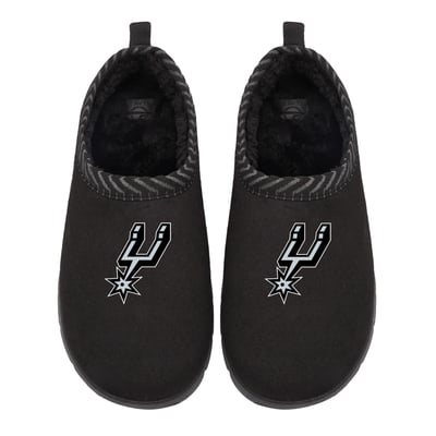 San Antonio Spurs ISlide Unisex Primary Logo Mission Slippers - Black
