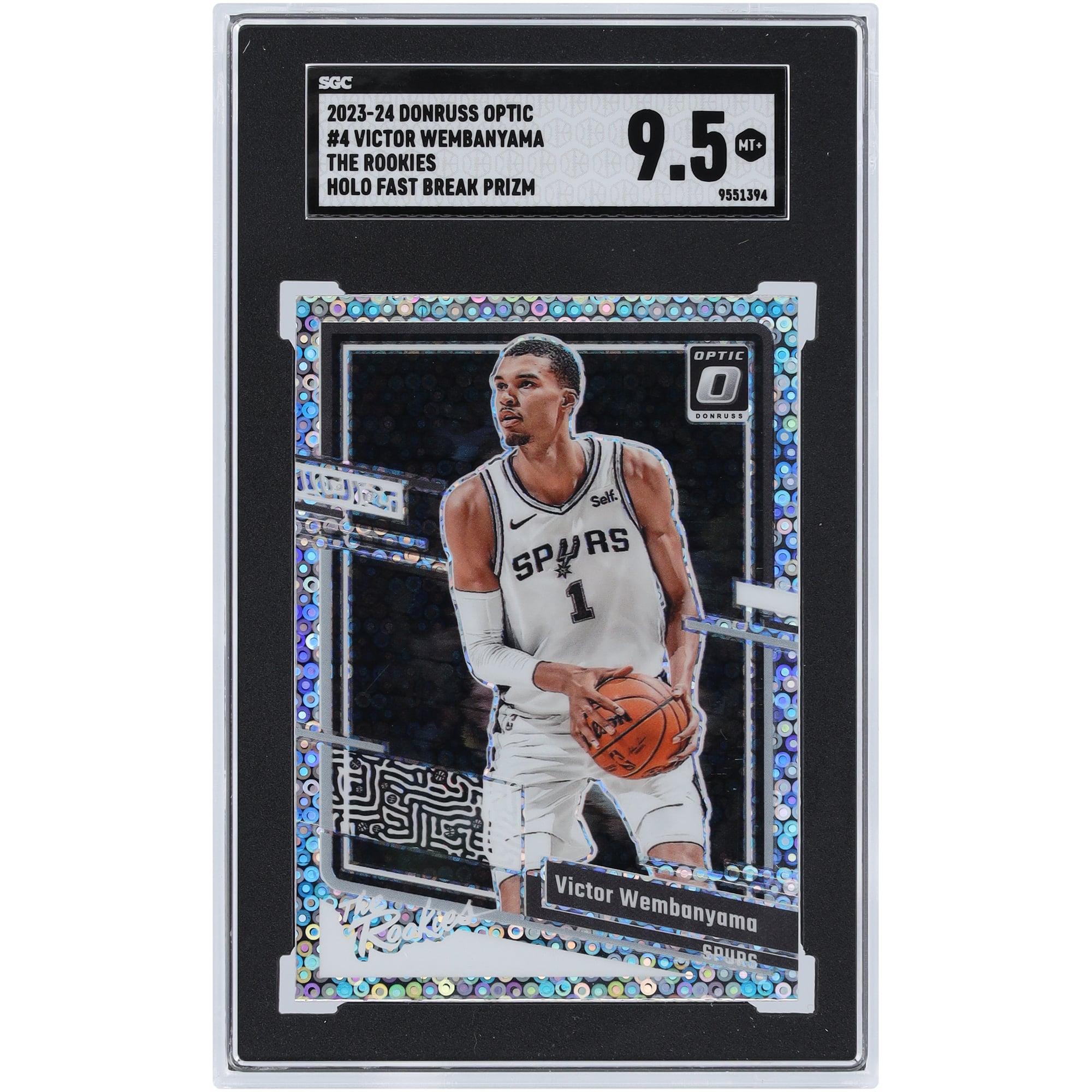Victor Wembanyama San Antonio Spurs 2023-24 Panini Donruss Optic 