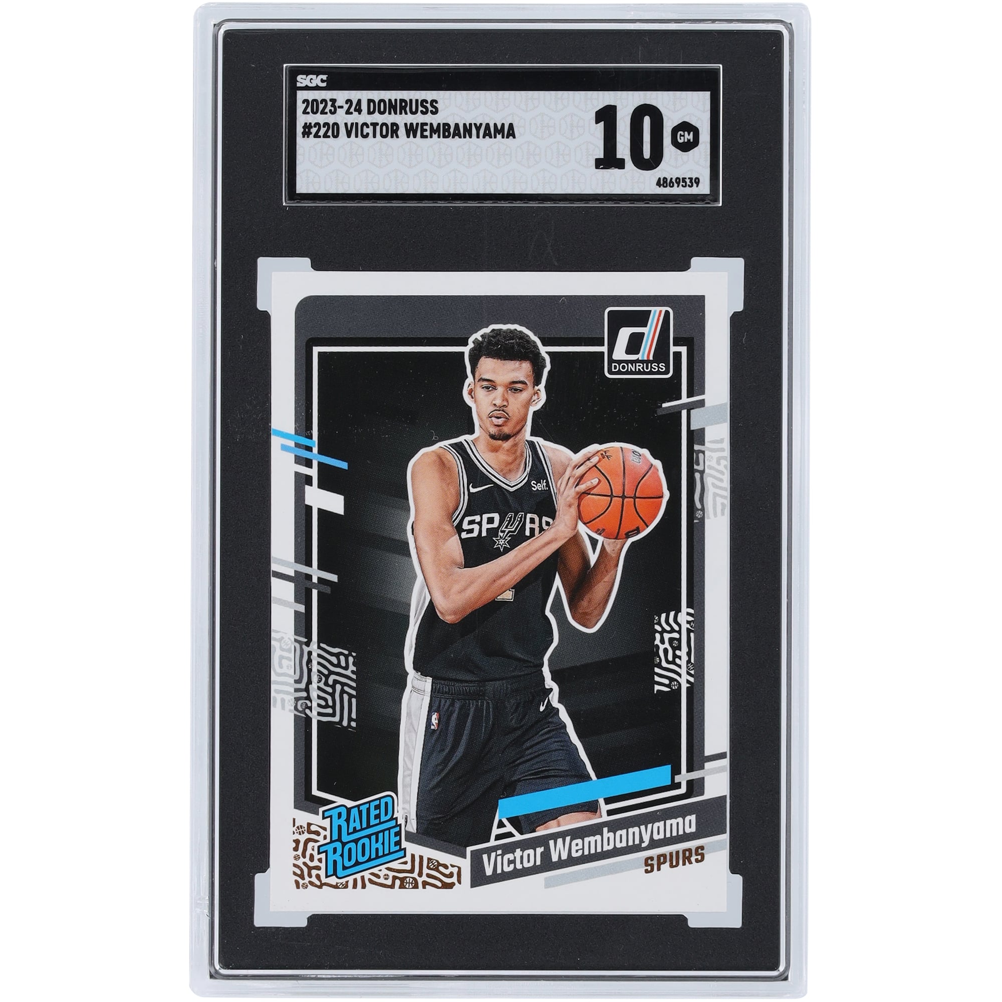Victor Wembanyama San Antonio Spurs 2023-24 Panini Donruss Rated 