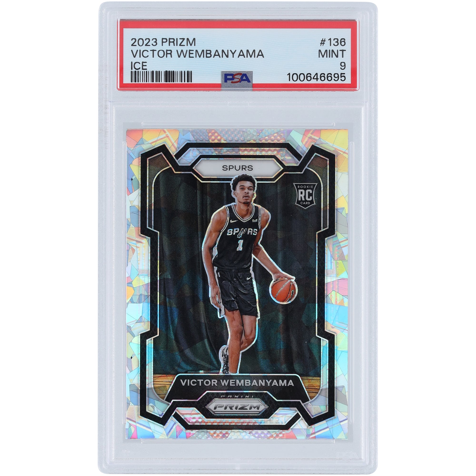 Victor Wembanyama San Antonio Spurs 2023-24 Panini Prizm Ice Prizm 