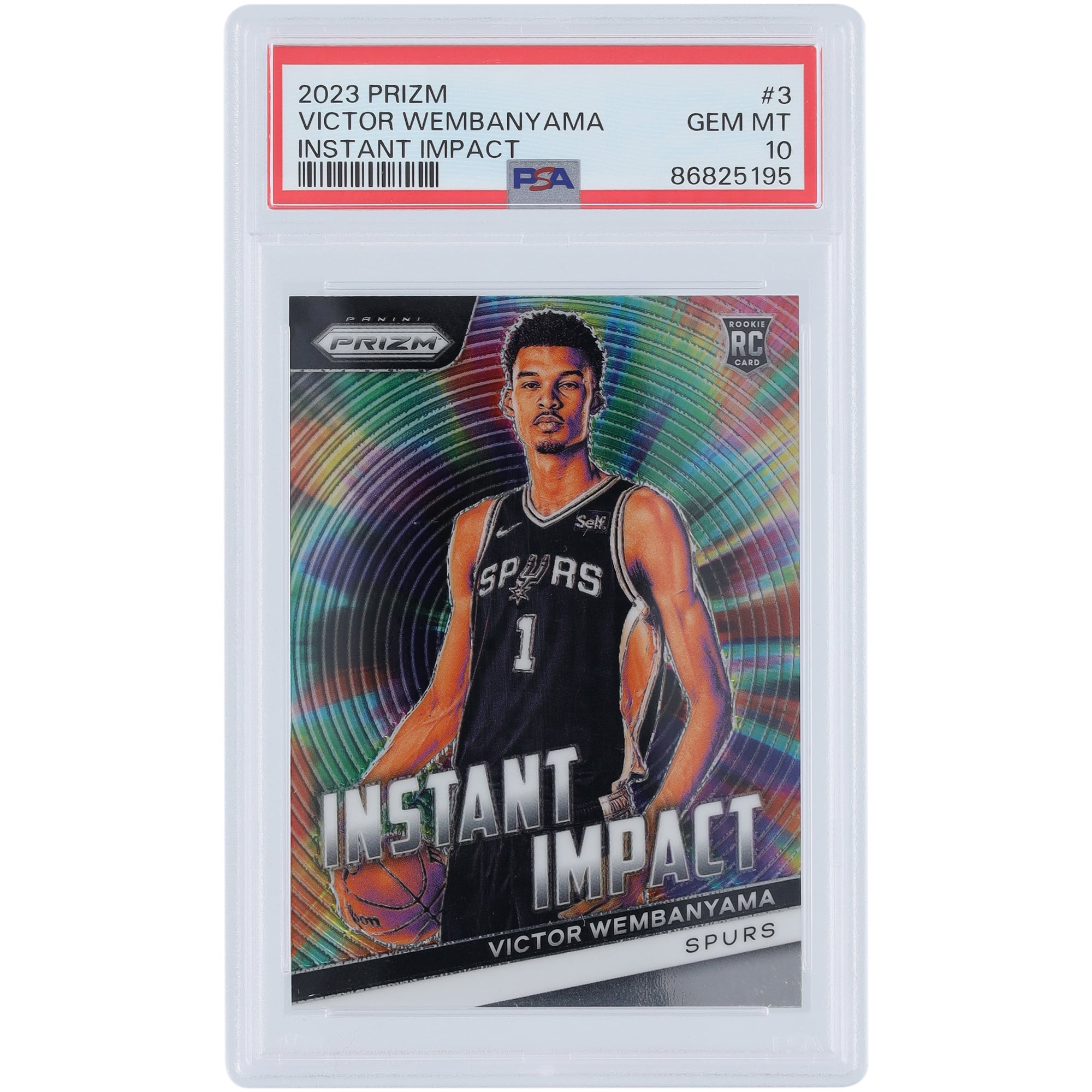 Victor Wembanyama San Antonio Spurs 2023-24 Panini Prizm Instant 