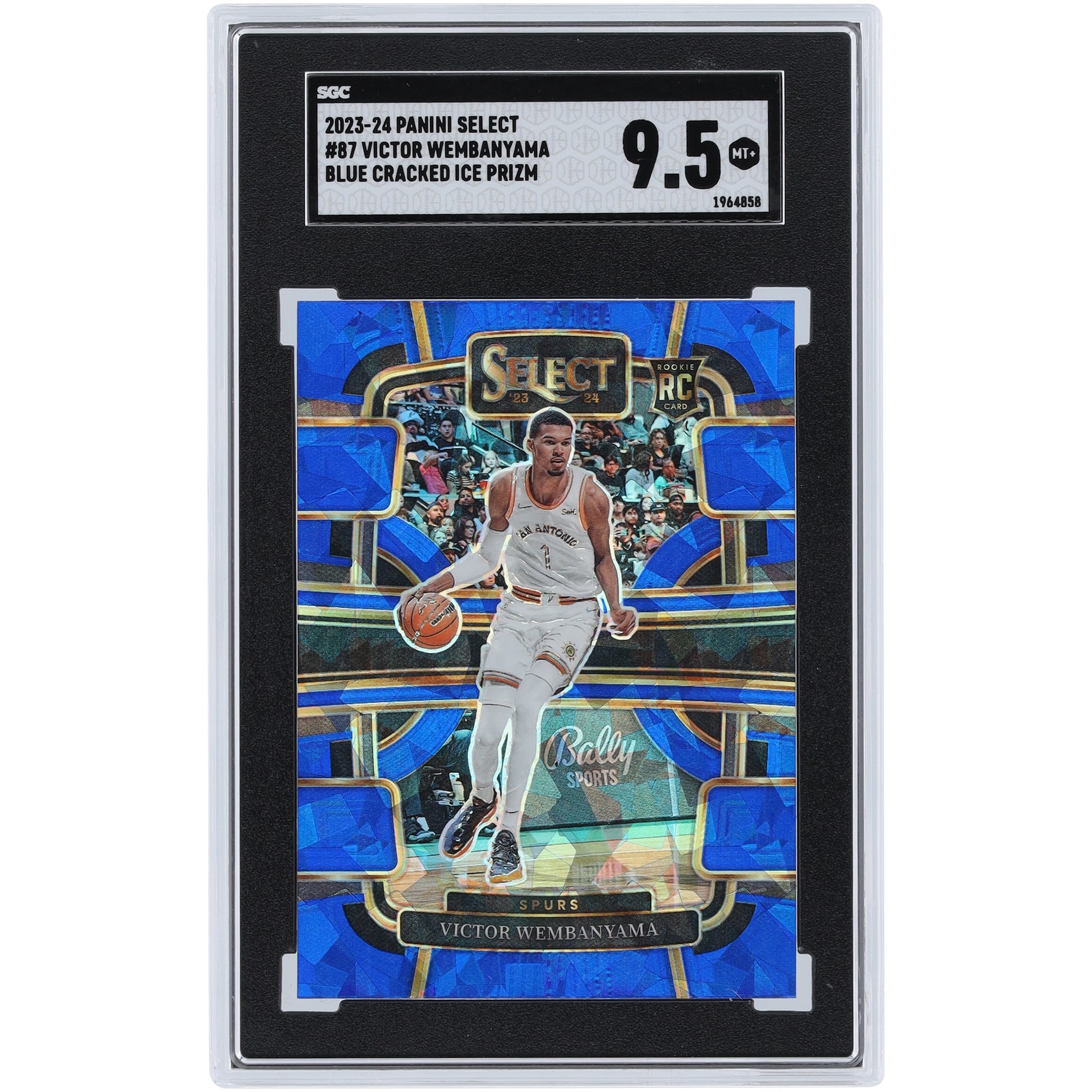 Victor Wembanyama San Antonio Spurs 2023-24 Panini Select Blue 