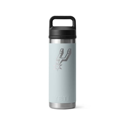 San Antonio Spurs YETI 18oz. Rambler Chug Water Bottle